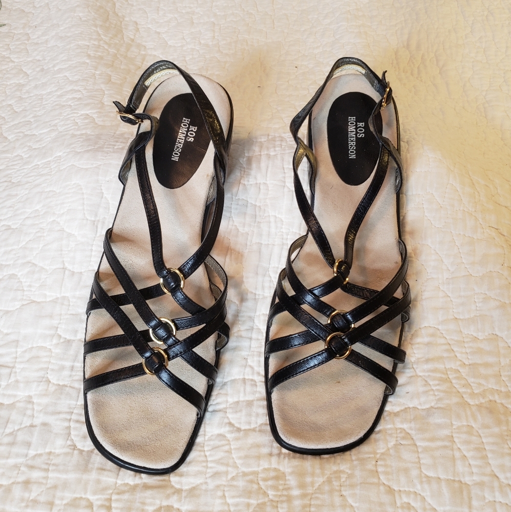 Ros Hommerson Flat Strappy Sandals 12N